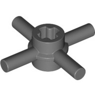 Lego spojka se čtyřmi tyčinkami, tmavě modro šedá (6316692)